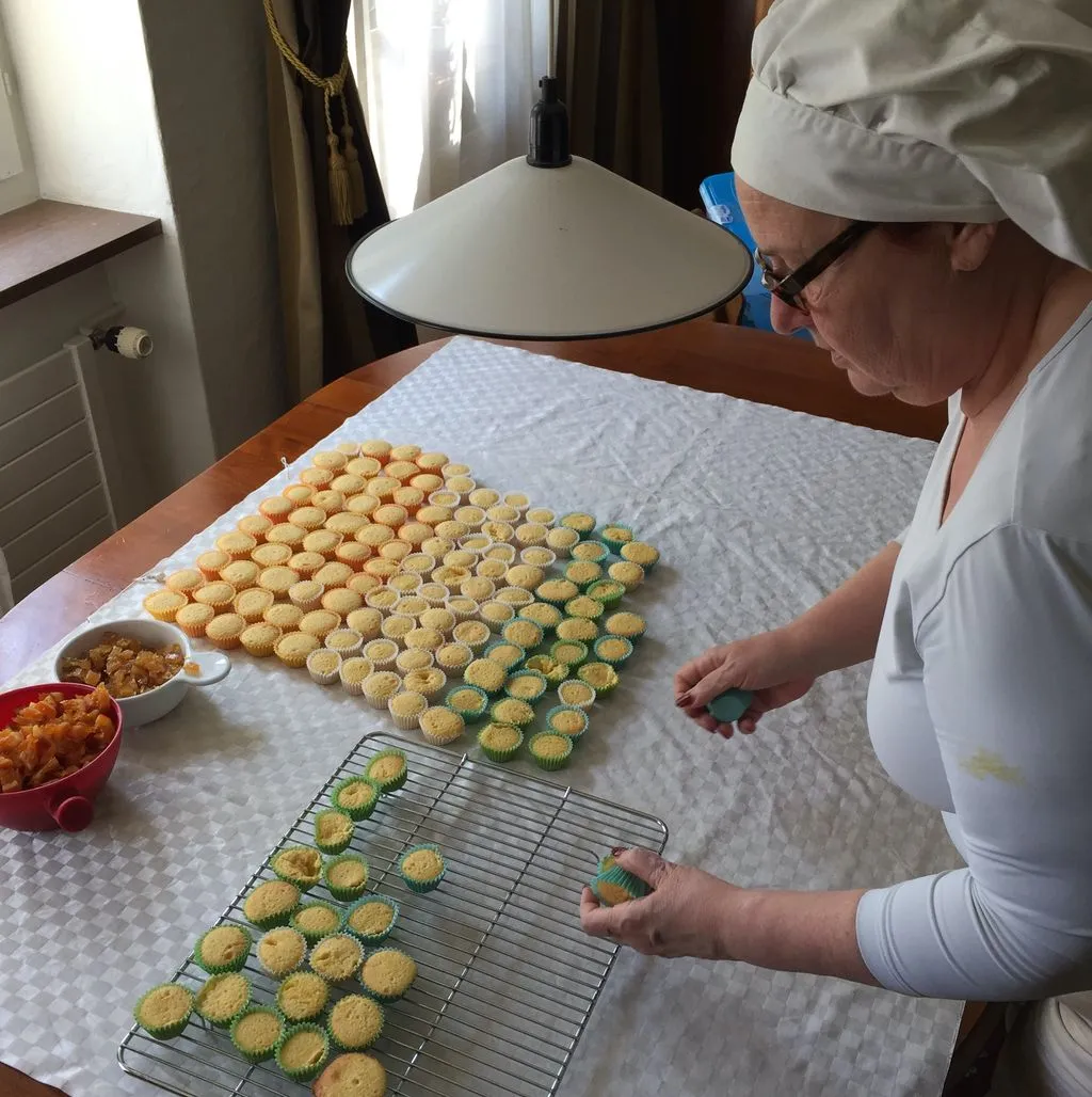 Storyteller bäckt Muffins