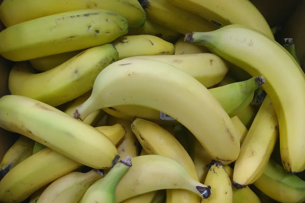 Ein Haufen Bananen.